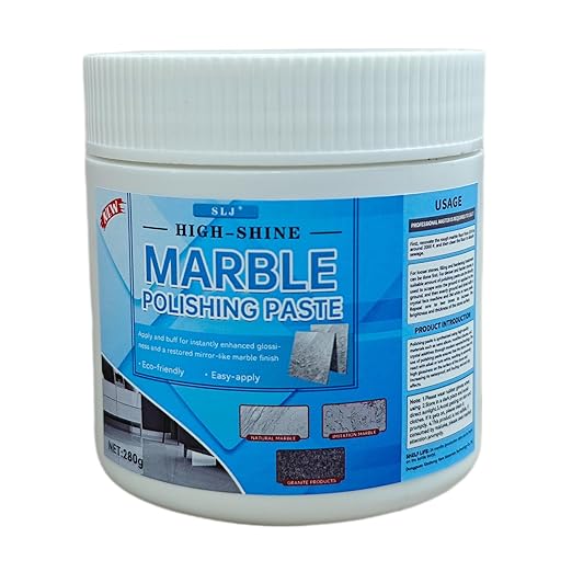Granite Polishing Paste, Marble Cleaner Countertop, Stone Etch Remover - Professional Polish Compound for Granite, Marble, Quartz & Natural Stone | New Polishing Upgrade, Easier to Use