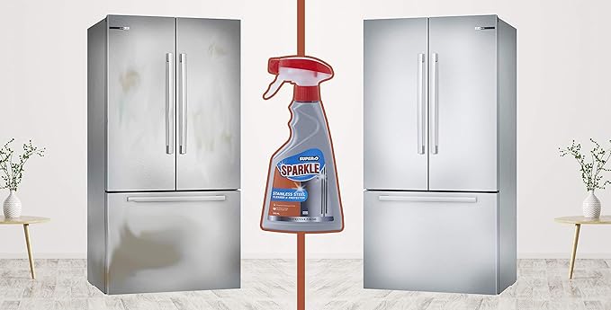 Superio Brushed Stainless Steel Cleaner and Protector 17 Ounces- 500 Milliliter
