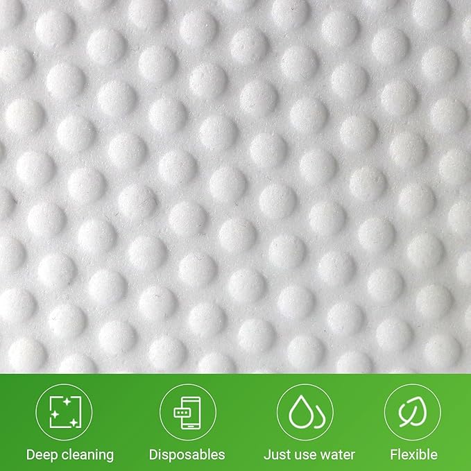 Magic Sponge Eraser Sheets- Garvonti 60 Pack Melamine Foam Sheet in Bulk, Convex Point Heavy Duty Melamine Eraser, Thickened Disposable Melamine Foam Cleaning Eraser Pads