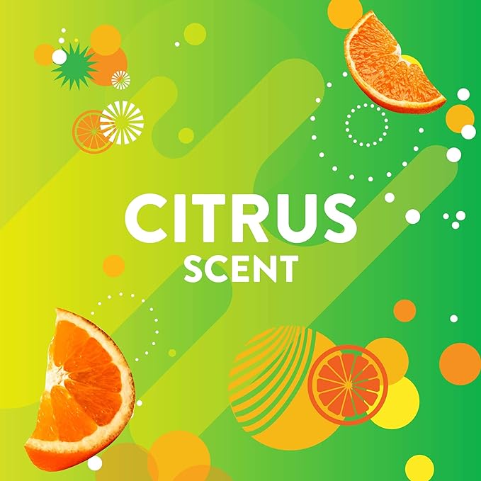 Scrubbing Bubbles Flushable Toilet Bowl Wand Cleaner Refills, Fresh Brush Cleaner Toilet Refill Pads, Removes Limescale & Odors, Citrus Scent, 10 Count (Pack of 12)