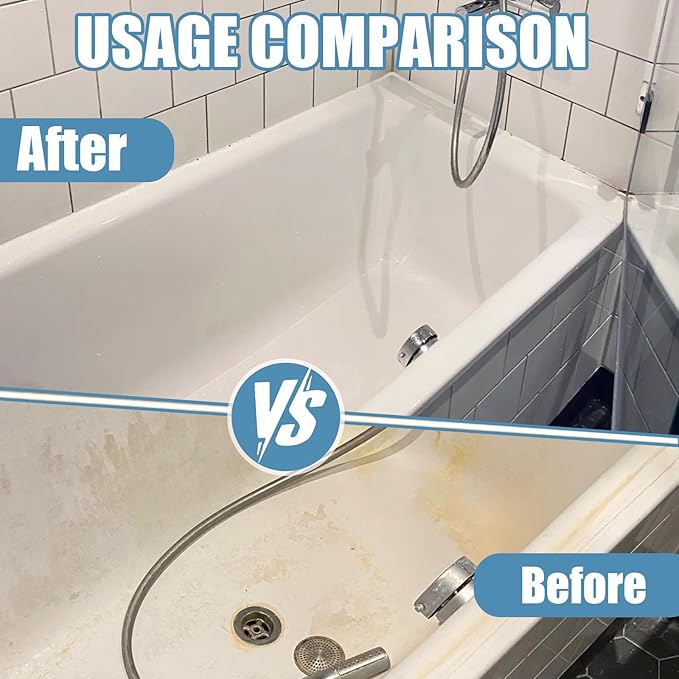 Bathroom Descaler Foam Cleaner Spray, Stubborn Stains Cleaner, Bathroom Foam Cleaner All Purpose, Bathrooms Sink Cleaner Foam (2)