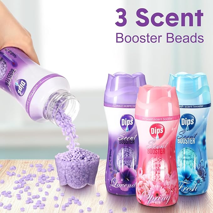 8 Pack in Wash Scent Booster Beads 73.6 oz Laundry Boosters Laundry Room Beads(Mixed Scent)
