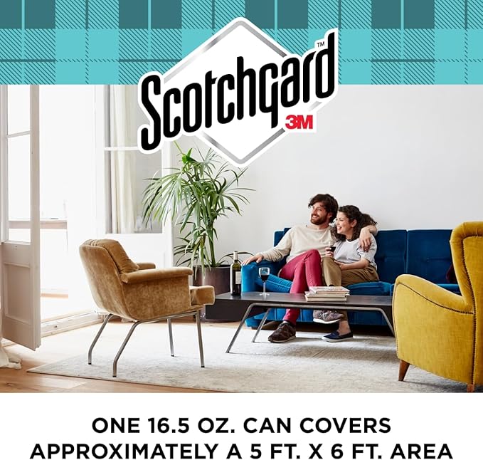 Scotchgard Rug & Carpet Cleaner, Fabric Cleaner Blocks Stains, Cleaning Sprays Make Cleanup Easier, 16.5 oz