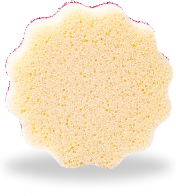 Stardrops – The Pink Stuff – SQeeZY Miracle Dual Sided Scrubber Sponge, Scratch Free Solution for Ultimate Home Cleaning - Perfect for Kitchens, Bathrooms, and Outdoor Use, 3-Pack