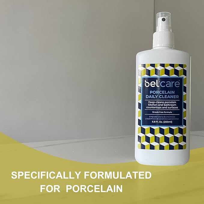 Porcelain Kitchen Countertop Cleaner & Bathroom Vanity Cleaner, pH-Neutral, Streak-Free, Specially Formulated for Porcelain Surfaces – 6.8 fl oz