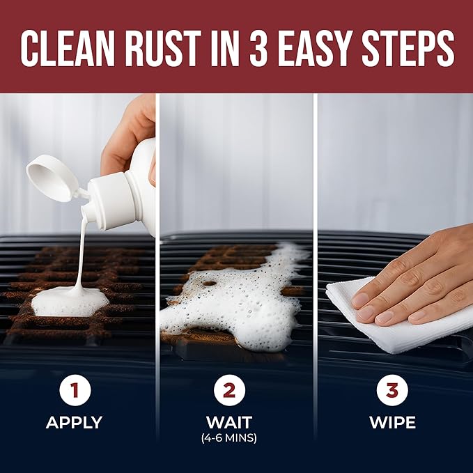 Stainless Steel Rust Remover and Stain Cleaner | NSF Approved | Non-Toxic & Food Safe | Quickly Cleans Commercial Equipment, Appliances, Grills, Sinks, and Tools - 5 liter