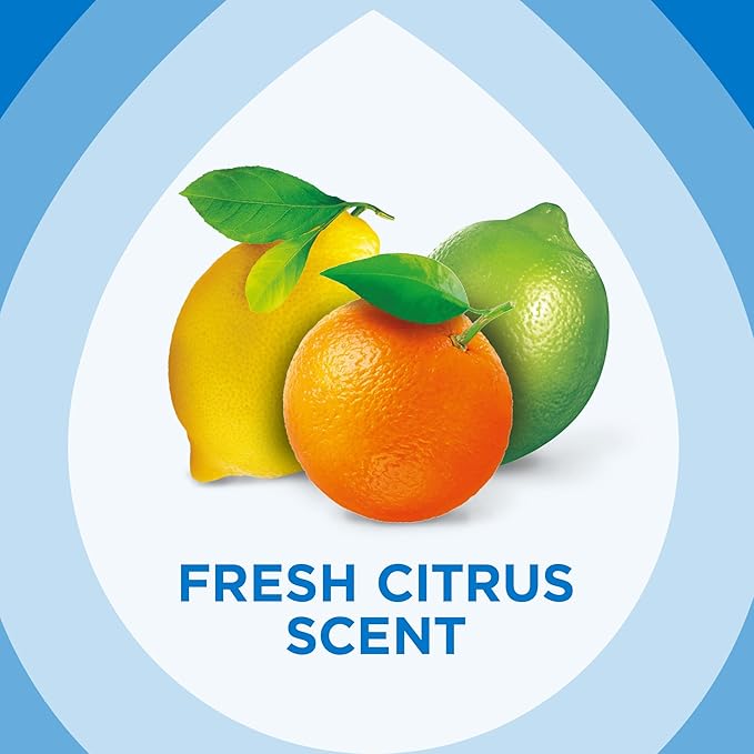 Pledge pH-Balanced Multisurface Cleaner Spray for Everyday Care,Fresh Citrus Scent,25oz,(Pack of 6)