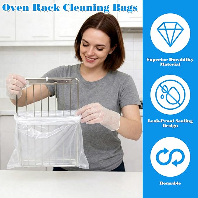 15 Pack Large Clear Zip Bags Reclosable Zip Plastic Lock Poly Bags 13.4 x 9.5 Inch - Thick Heavy Duty Clear with Lock Seal Zipper for Storage, Organization, Travel & Kitchen(9.5" X 13.4")