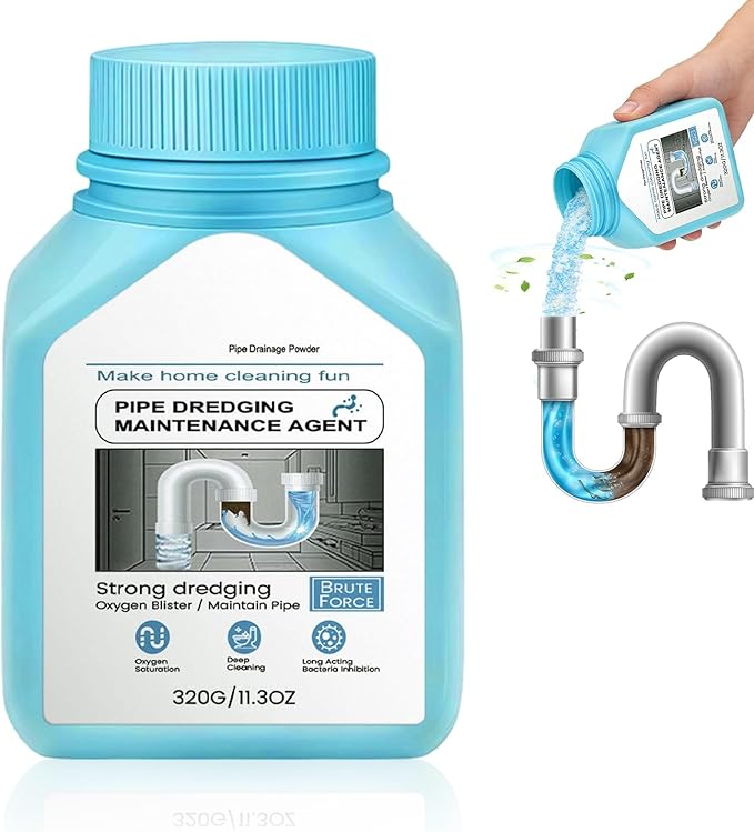 Drain Clog Remover Powerful, Sink Drain Hair Clog Remover Cleaner, Strong DrainCleaner for Kitchen, Shower Pipes and Drains