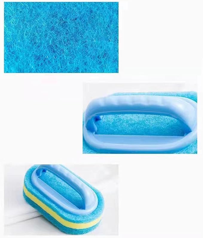 2pcs Household Cleaning Tools Quality Sponge Cleaning Brush with Handle Perfect for Daily Use in Kitchen Thick Sponge Brush