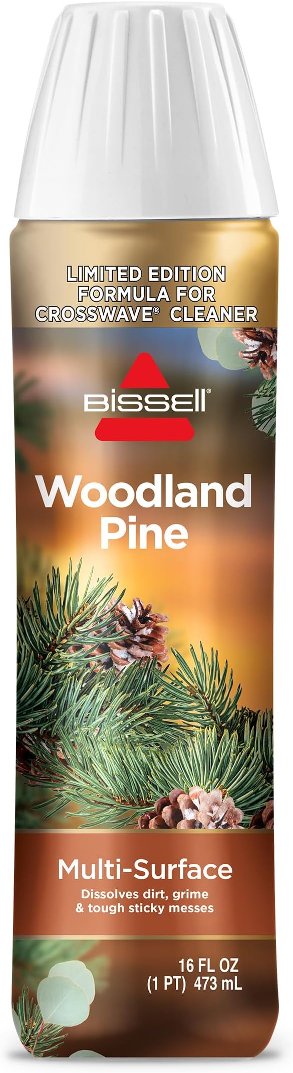 Bissell Limited Edition Woodland Pine Multi-Surface Wash Formula, 3891, 16 Fl Oz, Powerful Multi-Surface Clean, Pine Scented