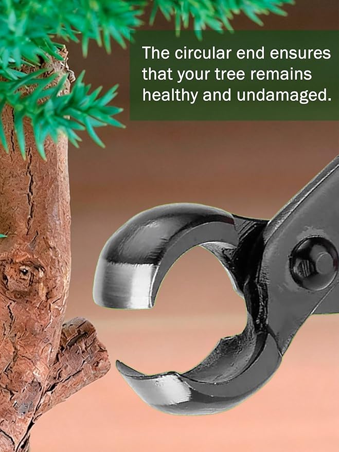 Bonsai Concave Cutter, Bonsai Tools Concave Cutter, 8.4 Inch Manganese Steel Alloy Sharp Blade Round Edge Knob Cutter, Gardening Concave Pruner(210mm / 8.27inch)(210mm)