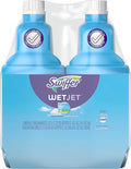 Swiffer Wetjet Hardwood Floor Mopping and Cleaning Solution Refills, All Purpose Cleaning Product, Open Window Fresh Scent, 1.25 Liter, 2 Pack (Packaging may vary)