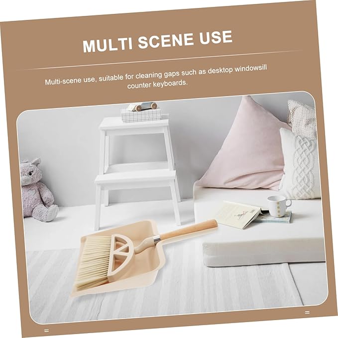Desktop Cleaning Mini Broom Dustpan Home Accessory Table Duster Cleaning Set Broom Dustpan