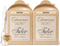 Tyler Diva Glamorous Sachet, Reusable Dryer Sheets, Luxury Home Fragrance Collection, 8 Count with Olivi Stain Remover Pen, 2 Pack Bundle