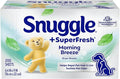 Snuggle SuperFresh Fabric Softener Dryer Sheets, 200 Count, Morning Breeze, Long-Lasting Fresh & Clean Scent, Tackles Pet Odor, Helps Repel Pet Hair, Reduces Static & Fights Wrinkles, HE Safe
