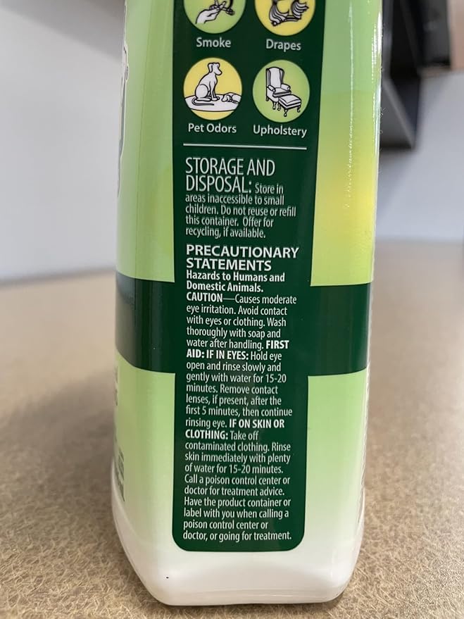 OdoBan Ready-to-Use Disinfectant and Odor Eliminator, Made in the USA, Original Eucalyptus Scent, Set of 2, 32 oz Spray and 1 Gallon Concentrate