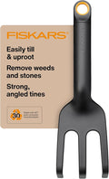 Fiskars Eco Cultivator with Wide Angled Tines, Ergonomic Handle, UV Resistance, Ideal for Loosening Soil and Removing Weeds