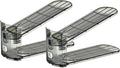 Shoe Slots Organizer, Clear Shoe Stacker, Adjustable Level Shoe Rack,Storage Space Saver for Sneakers Display (Grey Transparent, 2Pack)