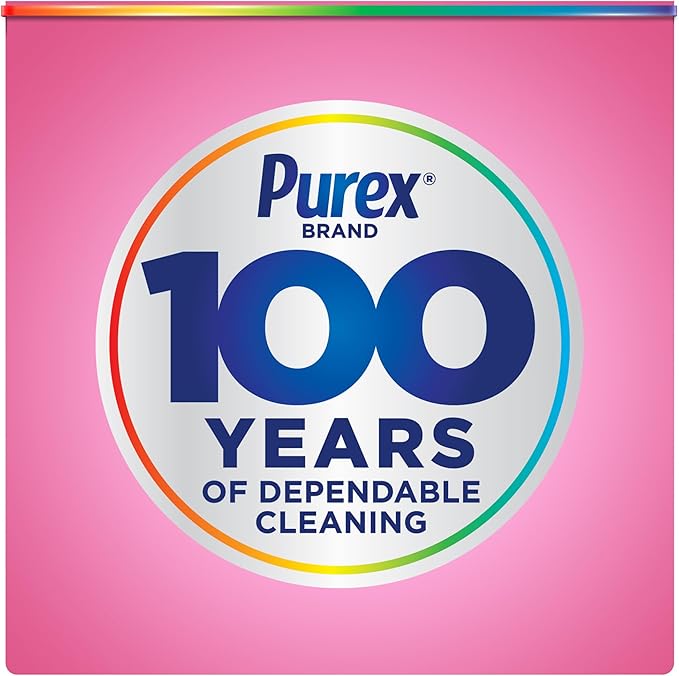 Purex Baby Laundry Detergent Liquid,Ultra Concentrated,82.5 fl oz,165 Loads,Hypoallergenic,Dye Free,Gentle on Skin,(Pack of 2)