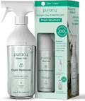 Puracy Natural Stain Remover - Clean Can - Fabric Stain Remover for Clothes Laundry - Stain Treater - Active Enzyme Laundry Stain Remover Spray - Spot Remover for Clothes (Starter Set, Free & Clear)