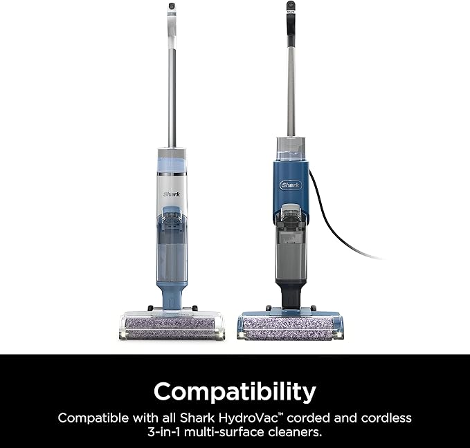 Shark HydroVac 2-Pack Antimicrobial Brushroll* for All Sealed Hard Floors and Area Rugs, Replacement Brushrolls for All Hydrovac 3-in-1 Multi-Surface Cleaners, Purple, WDB2