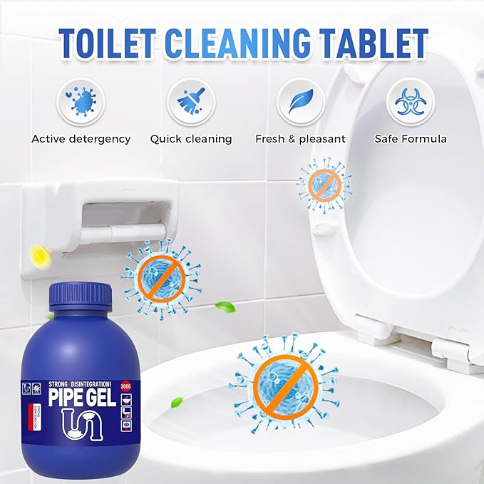 Strength Drain Cleaner, 2025 New Professional Drain Opener for Kitchen Sink, Powerful Clog Remover for Bathroom Shower, Durable Pipe Cleaning Agent for Household Use (2Pcs)