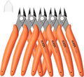 KATA 5-Pack Micro Wire Cutters, Precision Electronics Flush Cutter and Side Cutting pliers, Clean Cut for Model, Jewelry, Model Kits