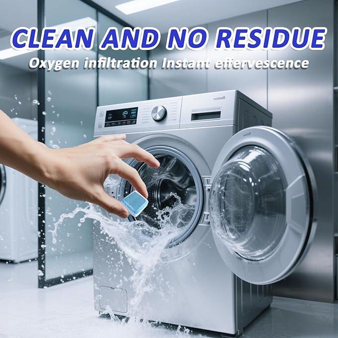 Washing Machine cleaner Tablets,Deep Clean and Deodorize,24 Pieces