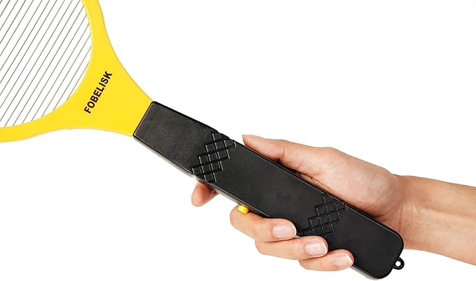 Bug Zapper - Electric Fly Swatter - Mosquito Zapper Killer - Fly Zapper - Electric Fly Swatter Racket for Camping, Travel, Outdoor and Indoor Pest Control (2AA Batteries Included)