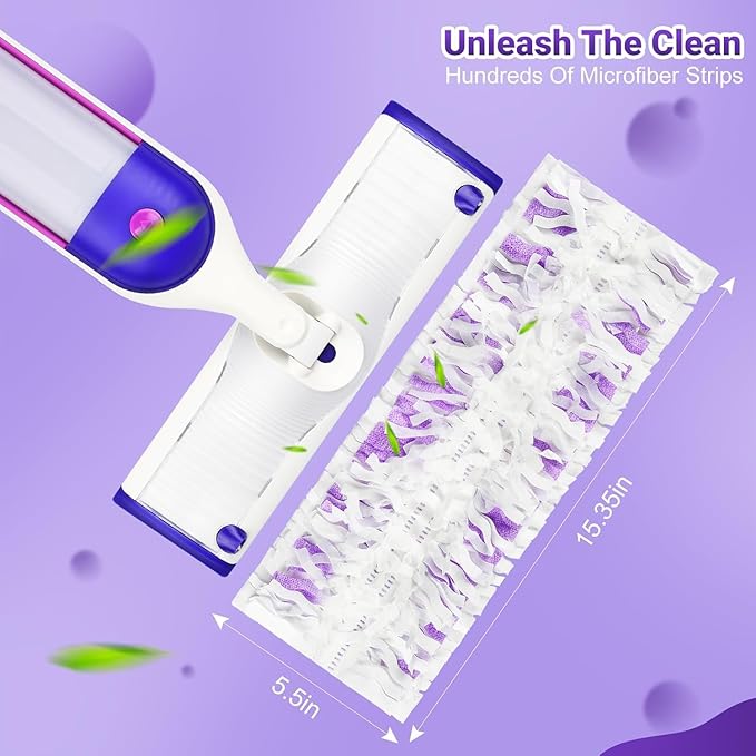 32 Count Disposable Power mop Refills for Swiffer Power Mop Multi-Surface and PowerMop Wood , Unscented Powermop Clean Replacement Mopping Pad