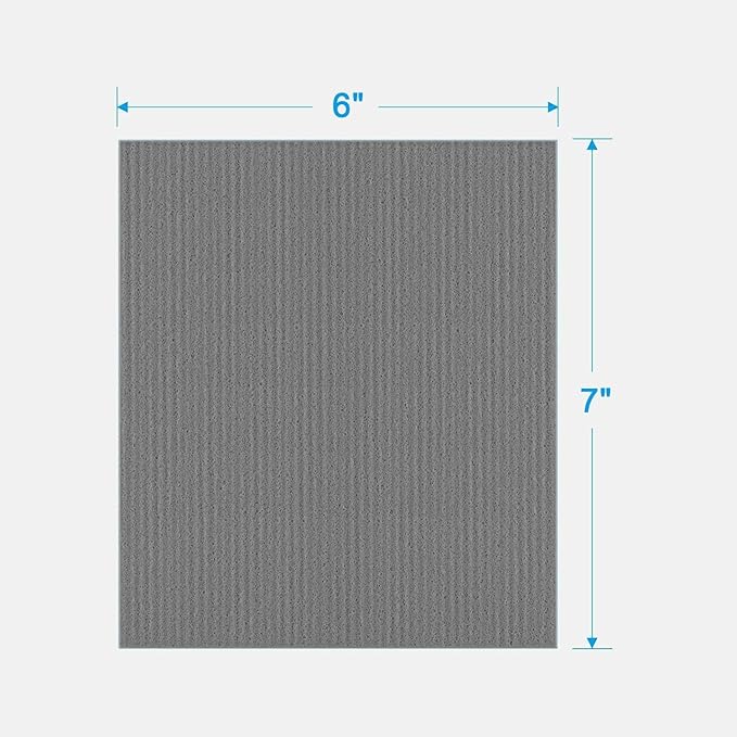 HOMEXCEL Swedish Dishcloths for Kitchen 20 Pack, Sponge Dish Cloth for Counters & Washing Dishes, Reusable and Absorbent Paper Towels, Grey
