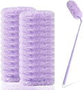 JOYMOOP Scented Telescopic Duster kit, 3FT Extendable Handle (Purple) + 24 Purple Refills for Swiffer Feather Duster,Easy Cleaning for Ceilings, Ceiling Fans, Blinds, Vents & Shelves