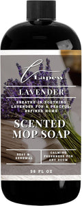 Lapew Lavender Scented Mop Soap - Luxury Floor Cleaner Concentrate for Mopping Tile, Laminate, Vinyl & Hardwood | Streak-Free, Low-Foam | 36 oz