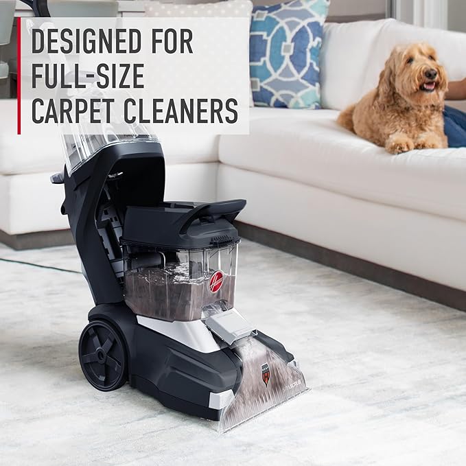 Hoover Oxy Carpet Cleaner Solution, 50 oz., Ocean Breeze Scent, Deep Cleaning Carpet Shampoo Solution, Removes Tough Colored Stains from Carpet and Upholstery, Pair with Hoover Carpet Cleaner Machine