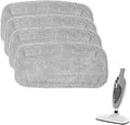 (4 Pack) Steam Mop Pads Compatible with GorFanty GF-6610B/GF-6610, Neugo NE033/NE033M & Mxnsewr, Washable Microfiber Steam Mop Replacement Pads for Multi-Surface Cleaning