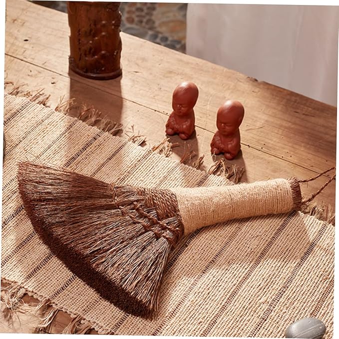 Palm Broom Desktop Broom with Dustpan Household Cleaning Accessory for Efficient Sofa and Bed Cleaning Ideal for Dust and Debris Removal in Home Environments
