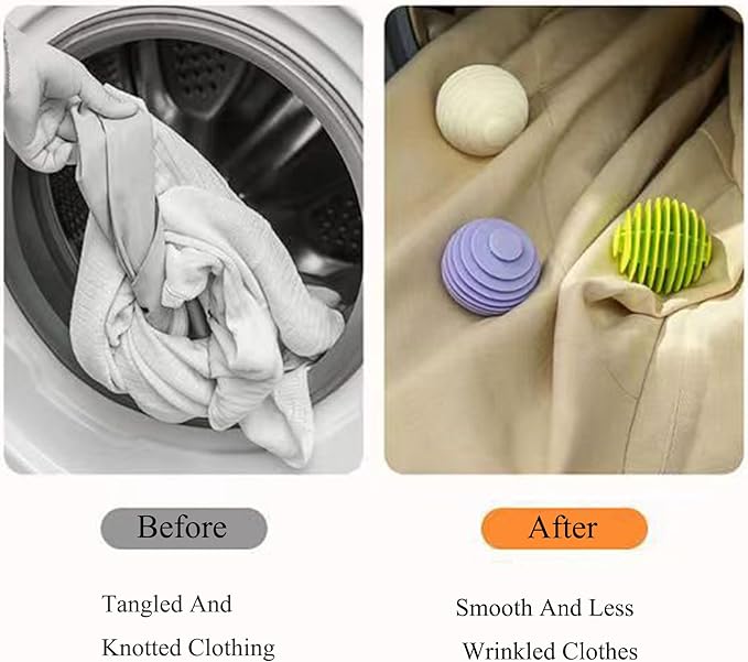 Pet Hair Remover for Laundry, Non-Toxic Lint Remover Washing Balls Reusable Dryer Balls Pet Hair Dryer Ball Lint Remover for Laundry Pet Fur Remover for Laundry Bedding Clothes