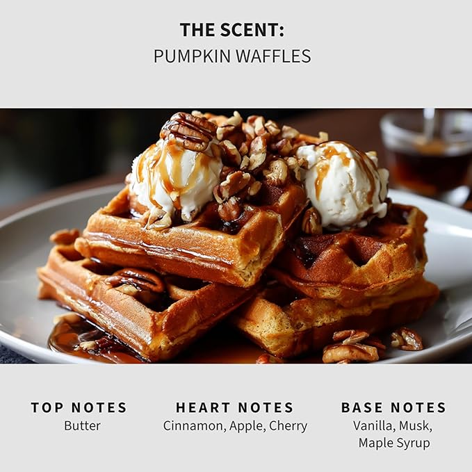Lapew Pumpkin Waffles Scented Mop Soap - Luxury Floor Cleaner Concentrate for Mopping Tile, Laminate, Vinyl & Hardwood | Streak-Free, Low-Foam | 36 oz