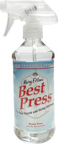 Mary Ellen's Best Press Clear Starch Alternative 16.9oz, Scent-Free, Model Number: 85806