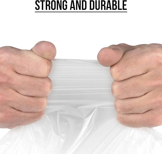 Aluf Plastics High Performance Queen Size Mattress 2.5 MIL (eq) Clear Waterproof Cover Bags - 72" x 94" - Pack of 30 - for Moving, Storage, & Commercial