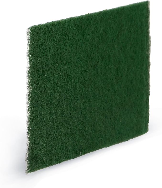 Americo #90-96 Kitchen Scour Pad, Medium Duty Scouring Pads for Pots and Pans, 6" x 9", Green, 60 per case (6 Bags of 10)