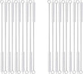 20PCS Straw Cleaner Brush kit,Straw Brush of 8mm-10.6 inch for Water Bottle Sippy Cup with Straw,Glass Straw,Piper Cleaning,Tubes Cleaning Like Filter and Sink Drain Hair Remove (Rubber top)