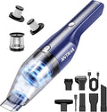 Handheld Vacuum Cordless -Car Vacuum Portable Cordless Cleaner Powerful Suction,1.2lbs Lightweight, Type-C Charge, Multiple Accessories, Portable Hand Vacuum for Home, Pet and Car