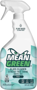 Mean Green Non-Concentrated Ready-to-Use Glass Cleaner, Fresh Scent, 24 Ounce