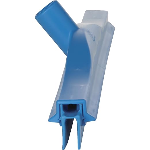 Vikan 77133 Squeegee,Ultra Hygiene,Dbl Blade,20",PP/RB,BL