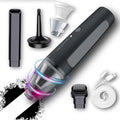 PATO Cordless Handheld VacuumCleaner, Mini Car Vacuum with PowerfulSuction, 1800mAh high-CapacitybatteryPortable Dust Collector Matte Black.