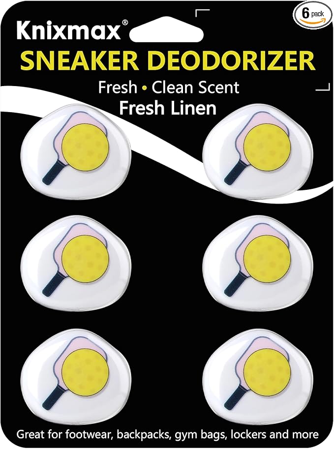 Knixmax Versatile Deodorizer Balls for Shoes Gym Bags Home Freshener for Closets Lockers Odor Eater Eliminate Unpleasant Scent Fresh Linen Pickleball