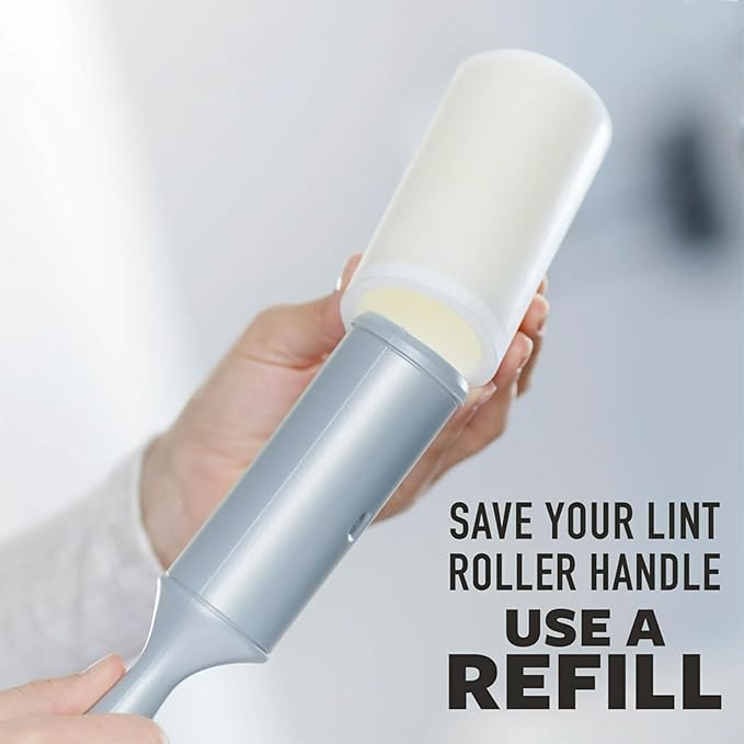 Scotch-Brite Extreme Clean Heavy Duty Lint Roller, Advanced Lint Removers for Larger Debris, Extra Sticky Lint Roller for Clothes, Pet Hair, Furniture, Cars, Offices, and More, 48 Sheets, 6 Pack