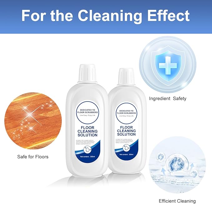 Floor Cleaning Solution Original flavor Scent Compatible with Tineco Cleaning Solution, Suitable for All Robot Vacuum Cleaners and Wireless Wet Dry Dual-Use Vacuum Cleaners